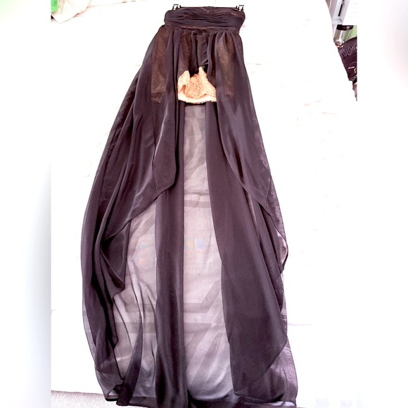 Bundle 3 for $15. Chic Black Strapless Dress. Size 5. - Picture 1 of 11